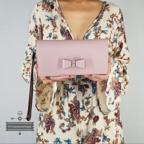 kate spade Handbags - Kate spade Linney Baldwin Street Dusty Pink Wallet